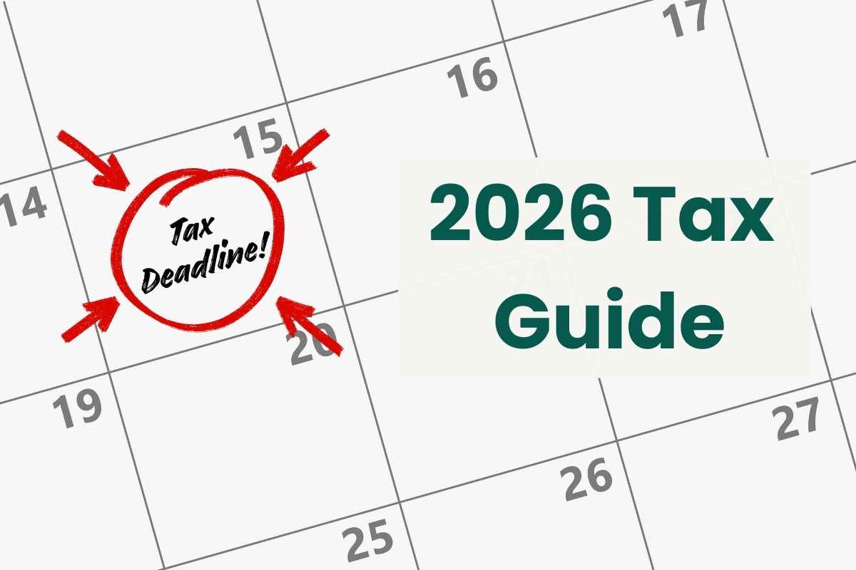 Calendar marking tax deadline